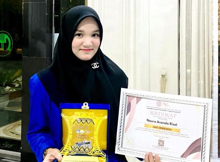 Mahasiswi Pendidikan Bahasa Inggris FKIP Universitas Samudra Raih Juara 3 Pilmapres Tingkat Provinsi Aceh Tahun 2026